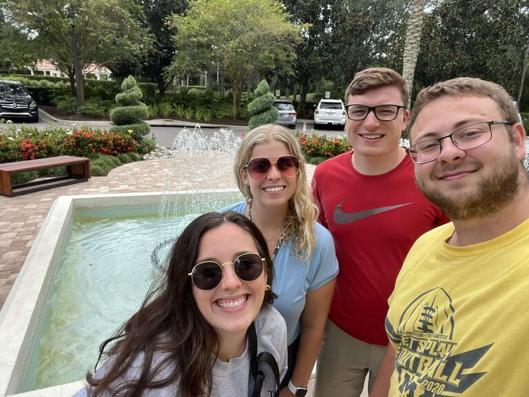 Alexis and Michael's third visit to Grande Vista --- this time with some of their favorite people. Told you it was their favorite spot. 