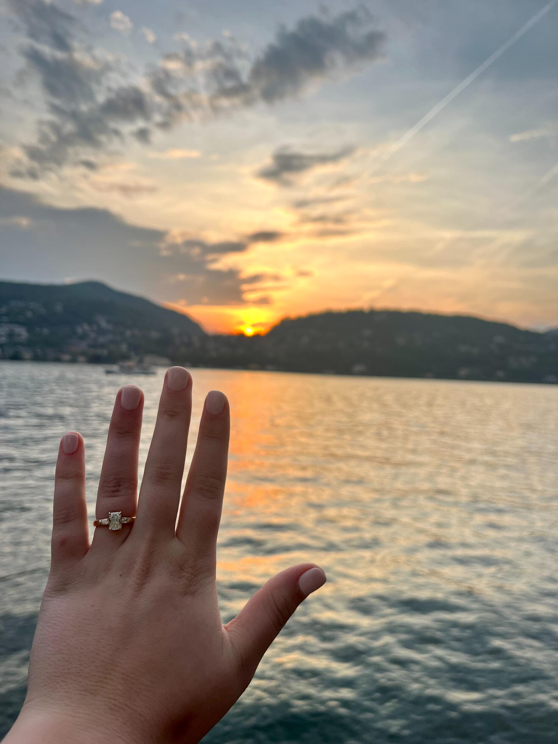 Alex proposes to Taylor at Lake Como, Italy (Yes, it was the day that we arrived in Italy)
