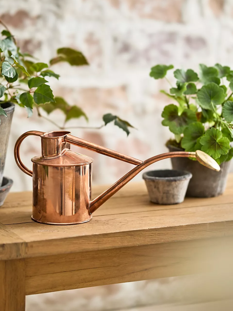 Copper watering can seventh anniversary gift
