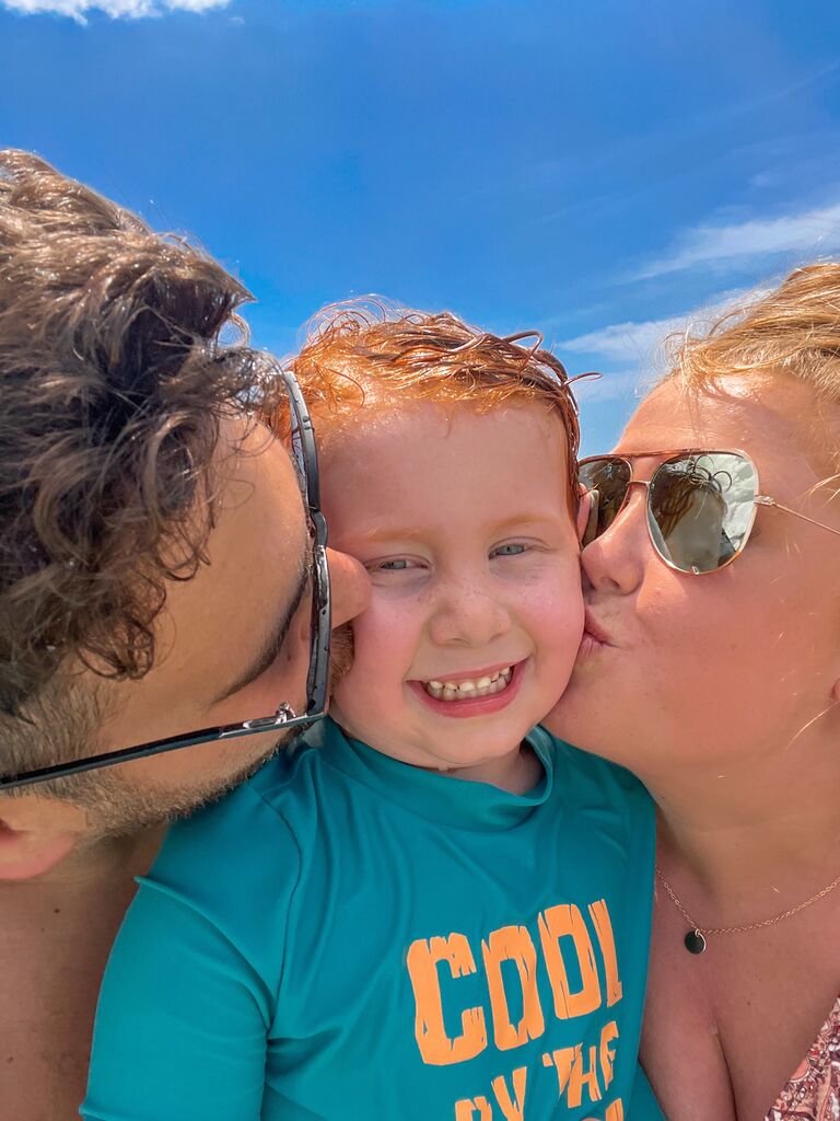 First family vacation to Tampa, FL. King's ( & Demiree's) love grew stronger for Evan here!