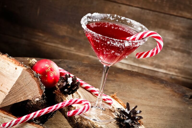 Signature cocktails Christmas birthday party ideas