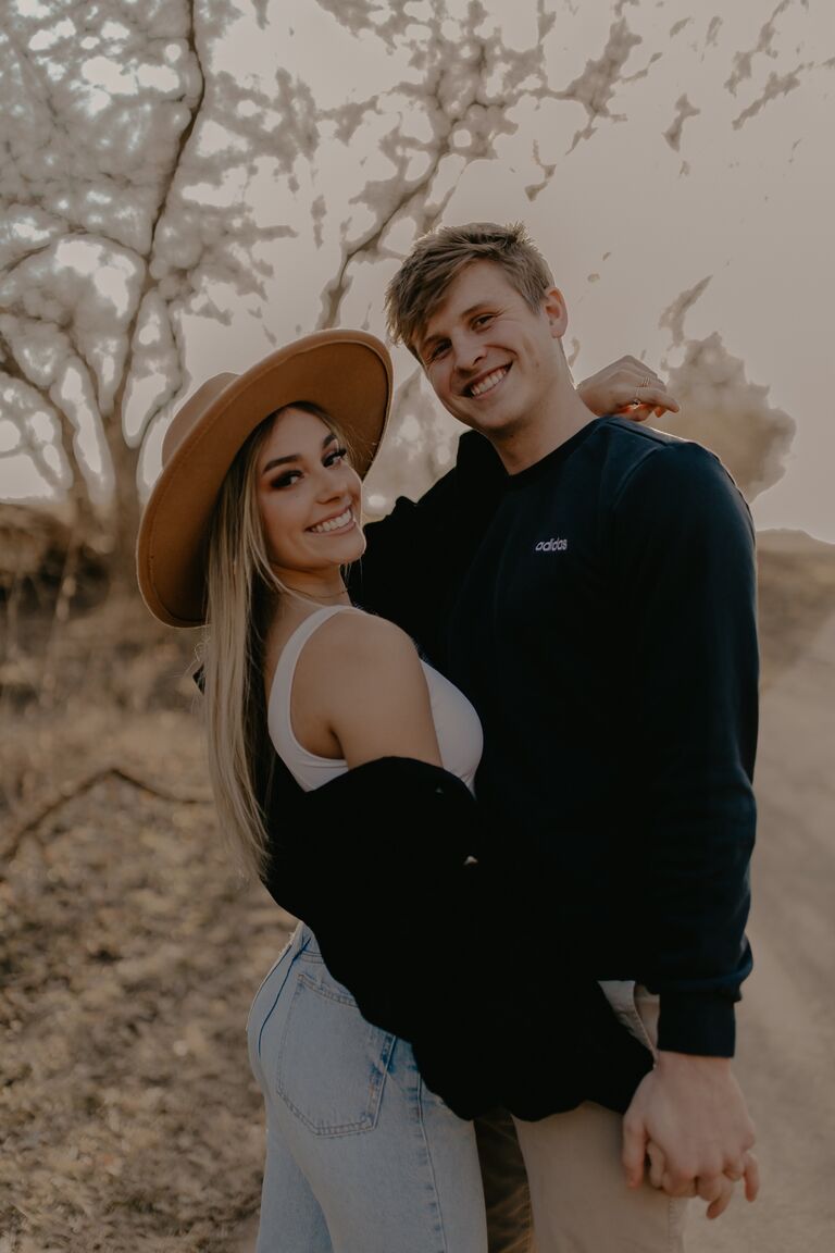 Our first pictures together with our AMAZING photographer. 