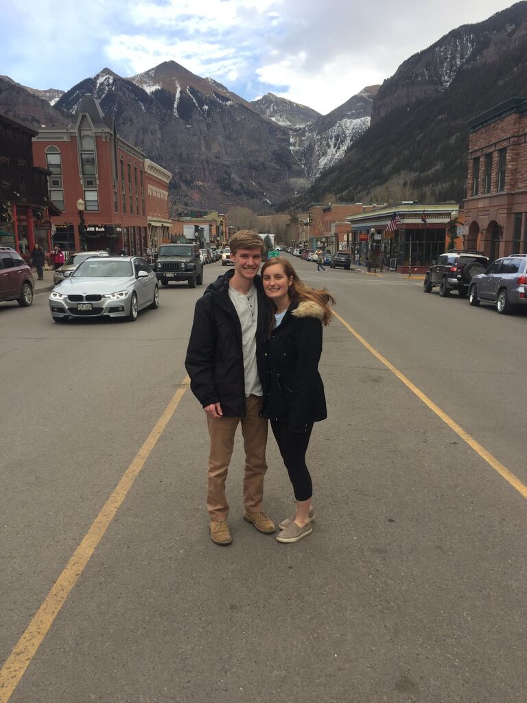 Bill's first trip to Telluride and first time meeting the family.  He didn't run!