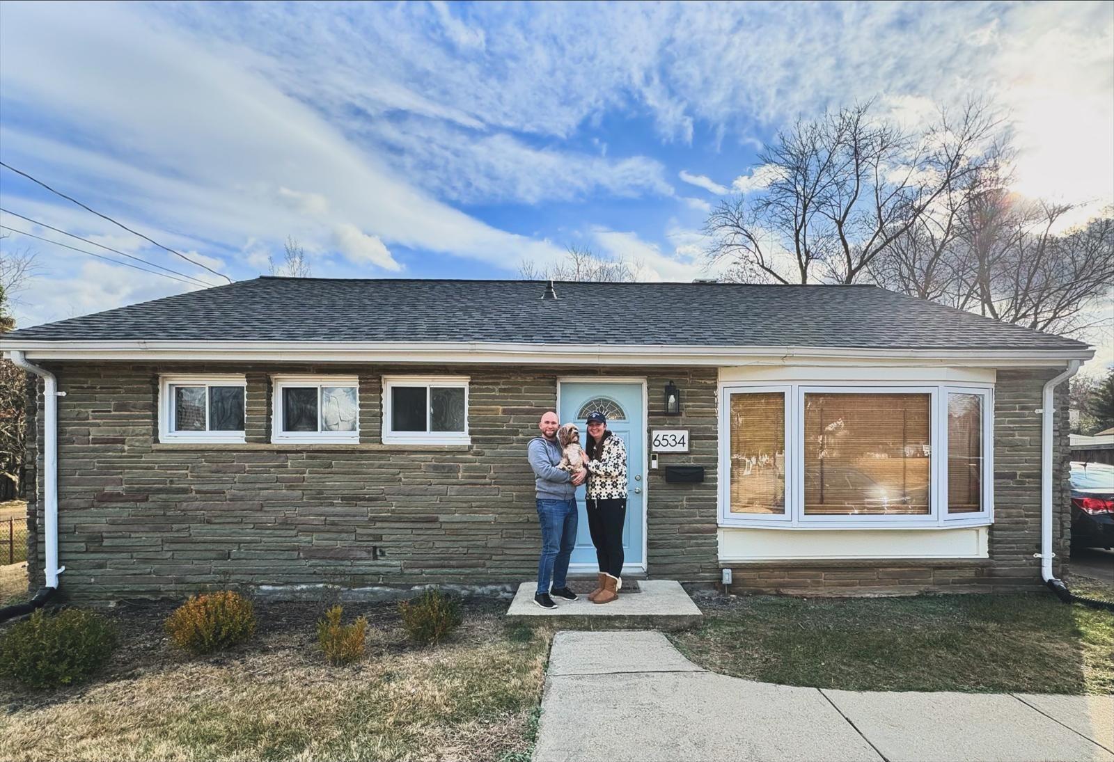 They bought their house in Alexandria!