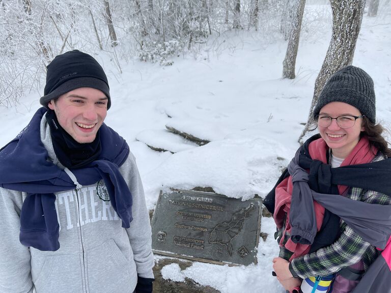 Michael survives winter backpacking with the Gibbs