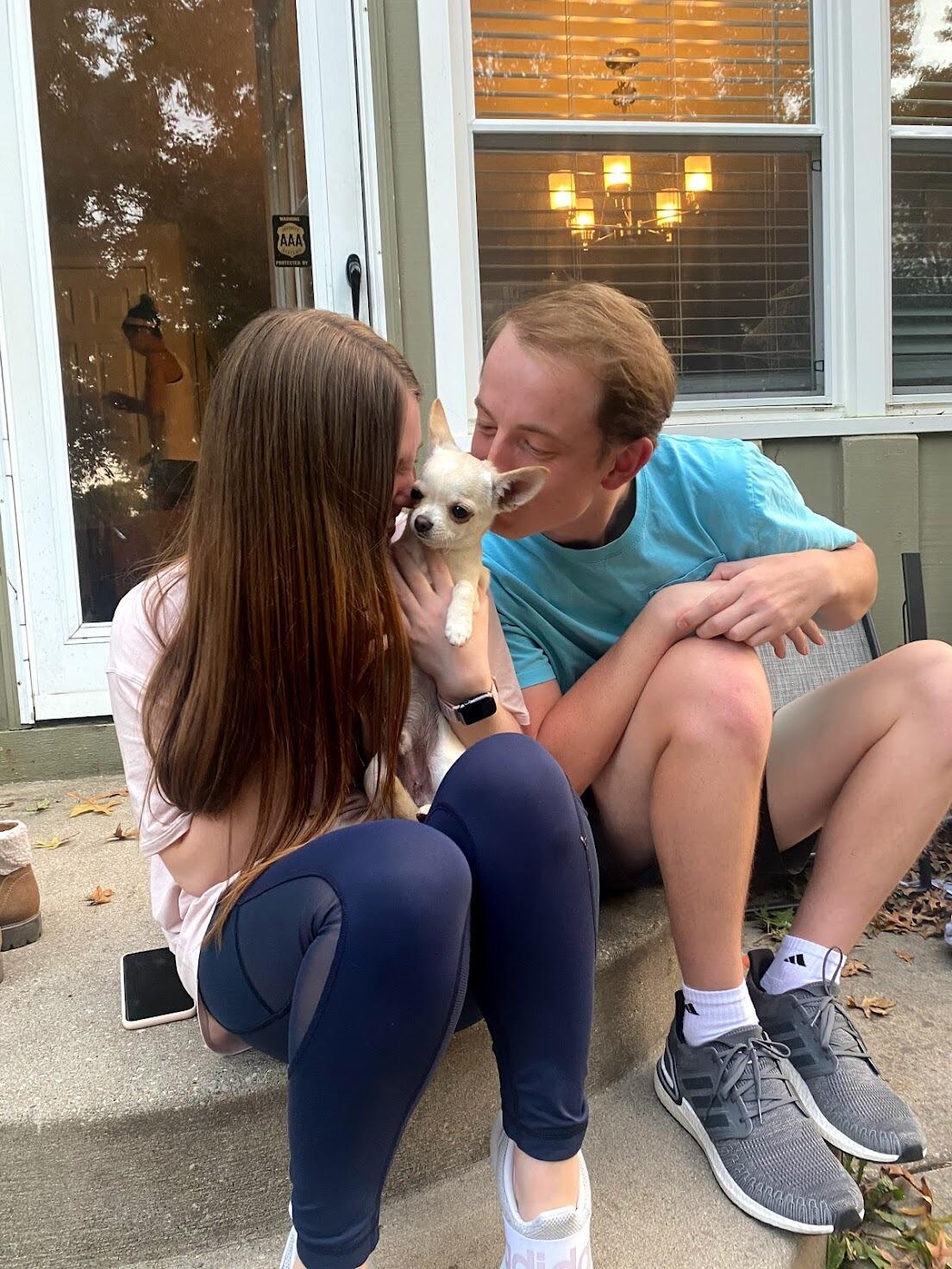 We got our first dog, Max!