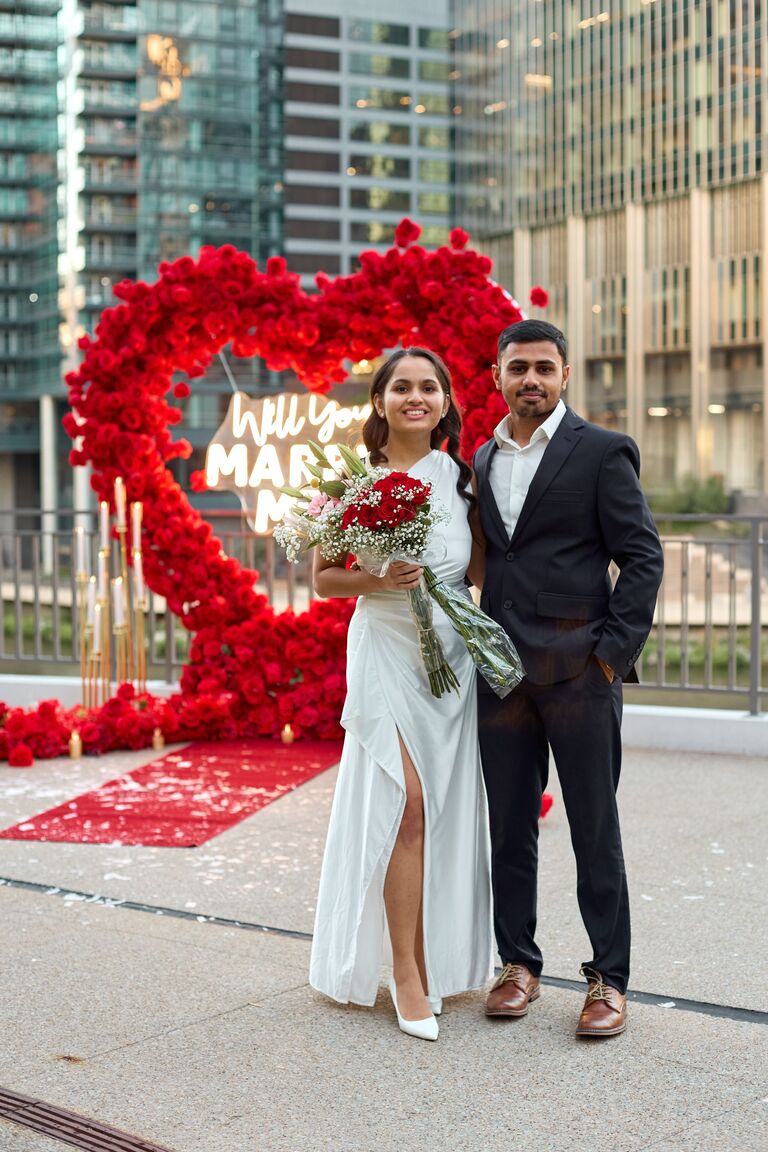 The day she said YES!