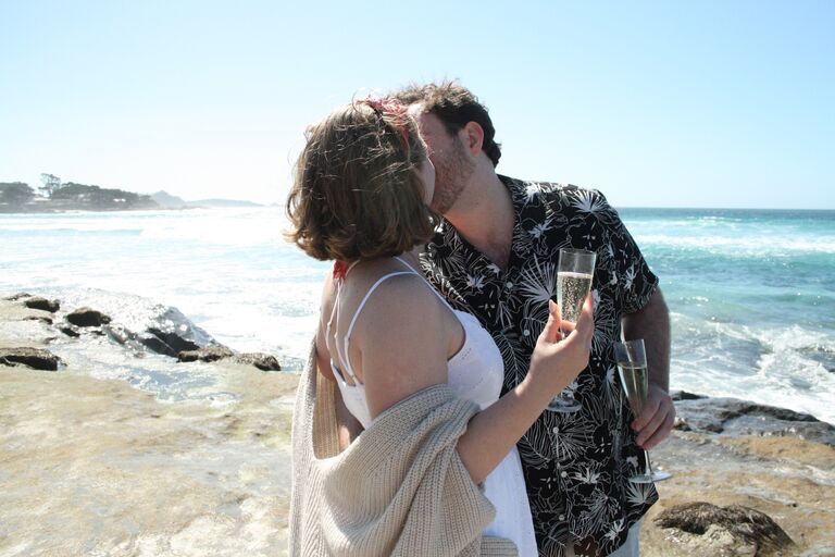 And just like that, they were engaged, surrounded by those they love, and happy as can be. 