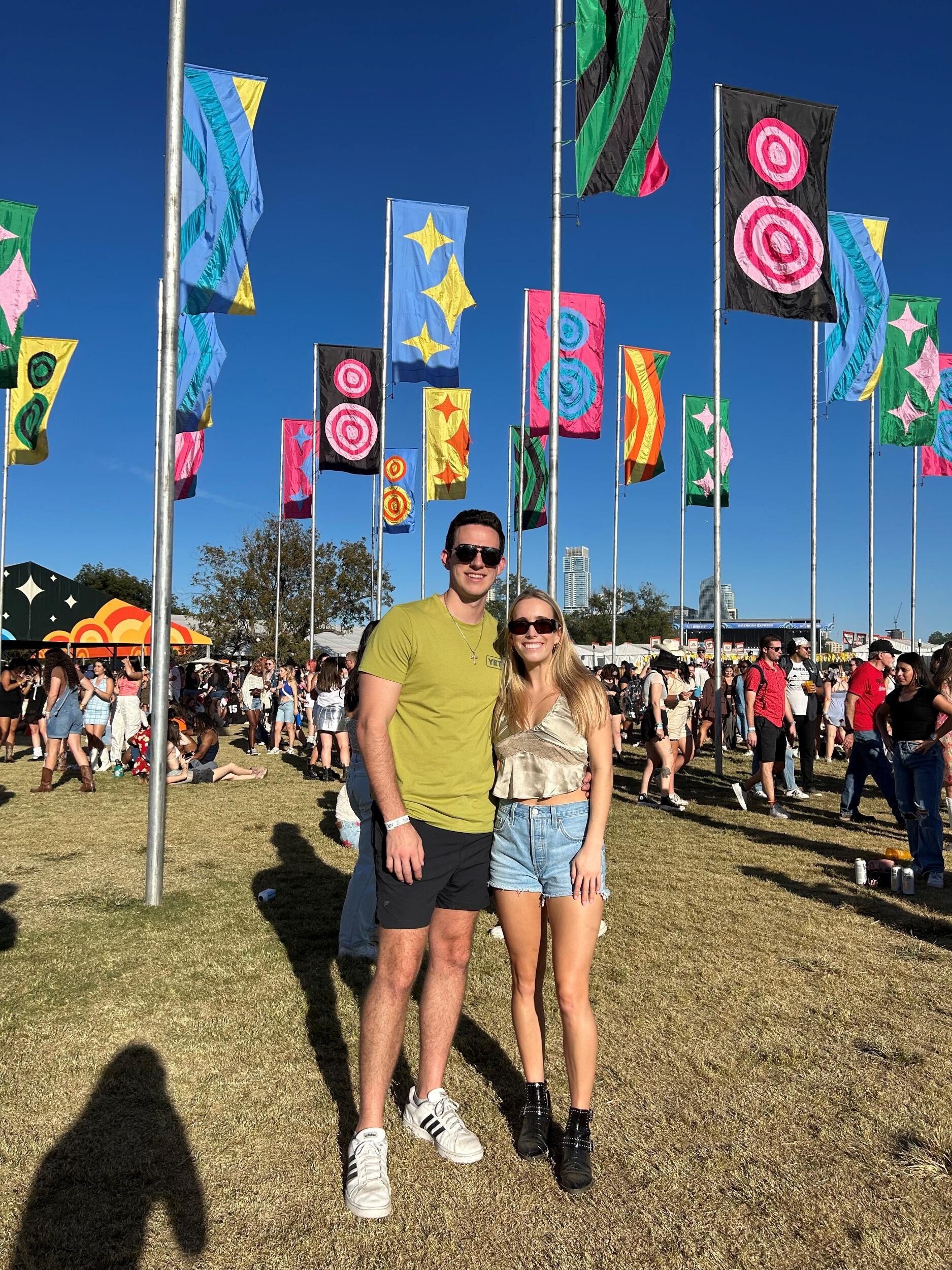 October in Austin has become quite the time for this Sooner couple. Every year we end up having OU TX and ACL back to back weekends. 