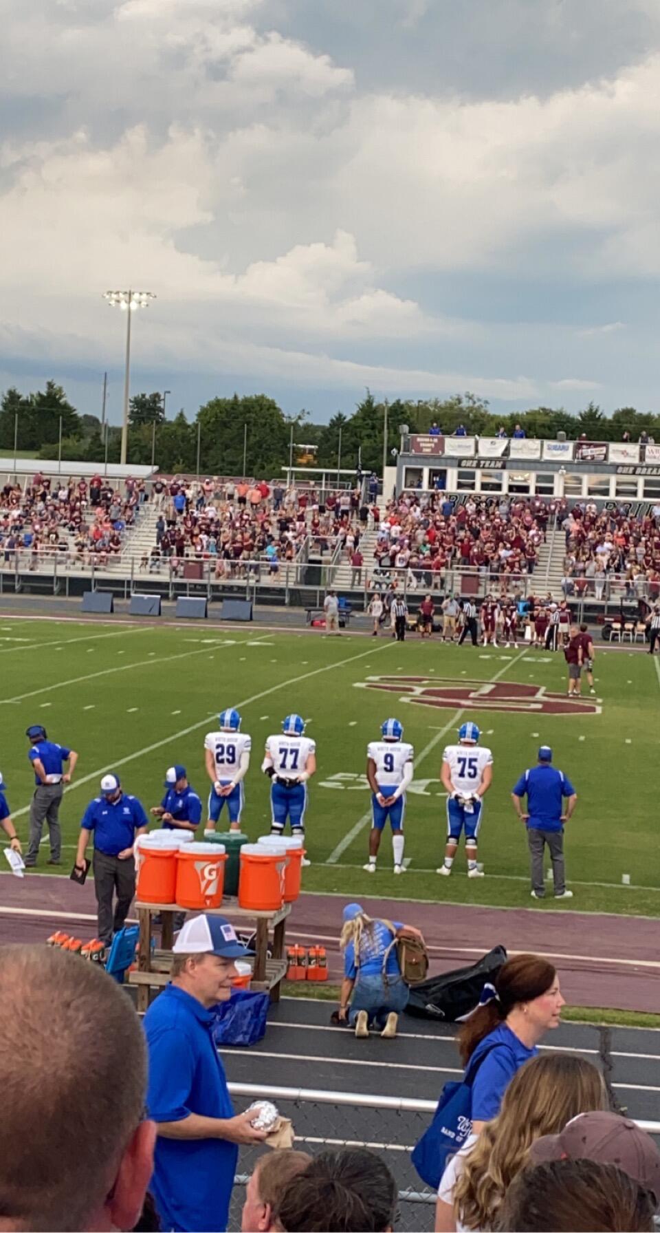 I came home for his football games every weekend