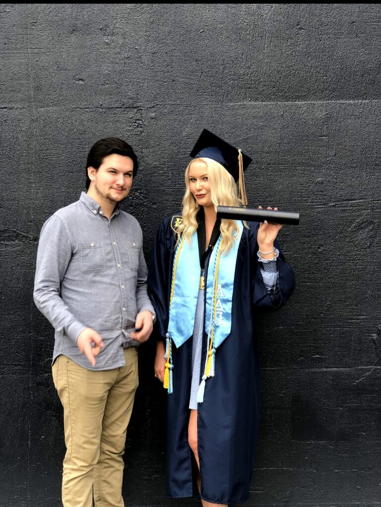 Celebrating Blake's ETSU undergrad graduation!