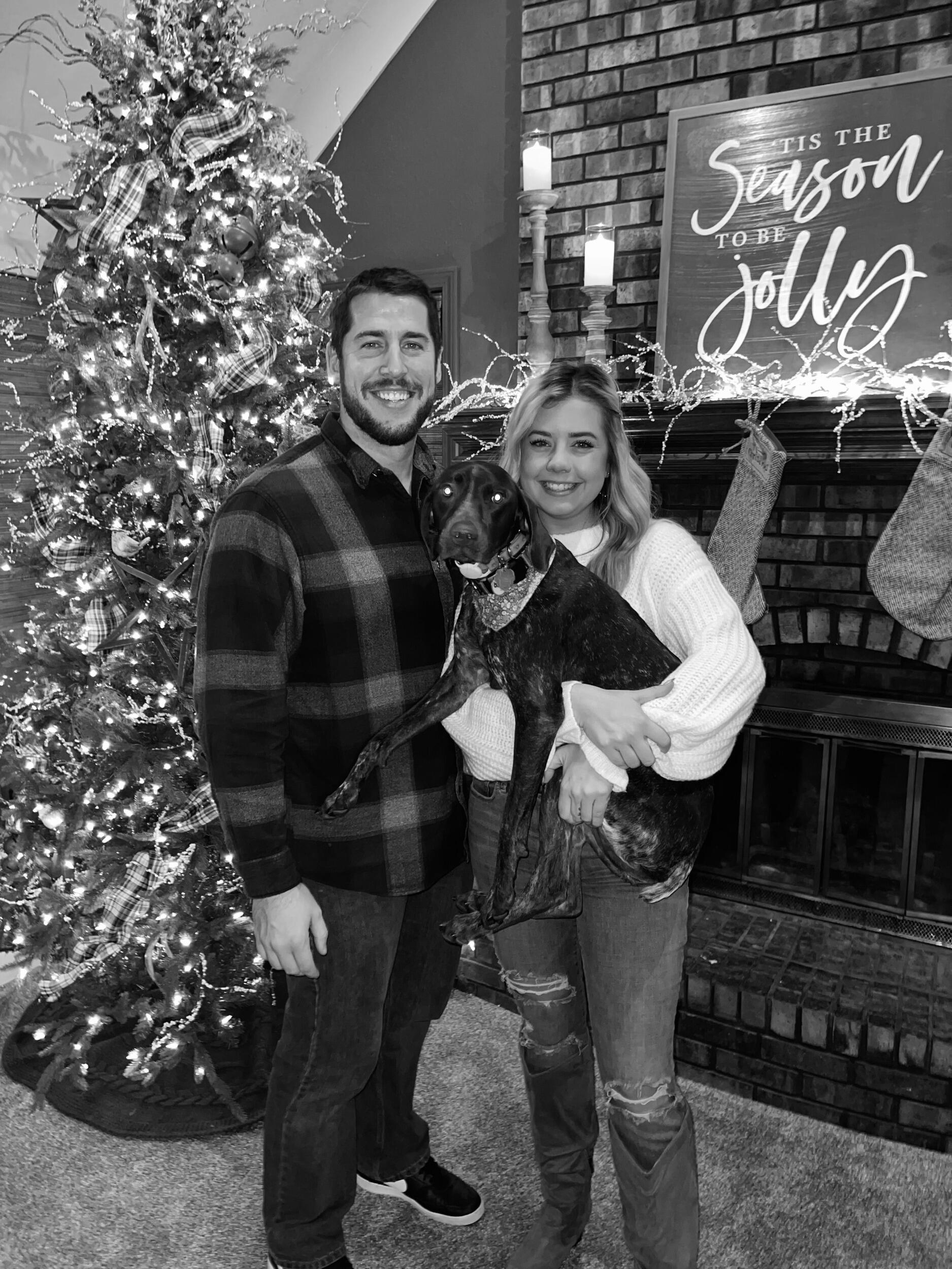 After a couple of months of getting to know one another they finally exchanged "I love you's" and started dating around Thanksgiving! 