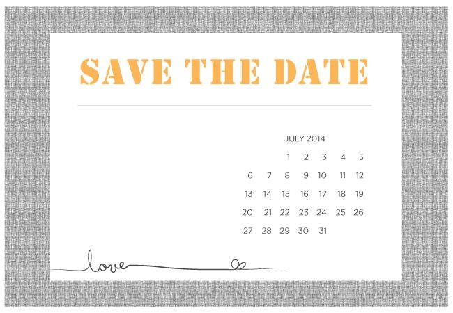 4 Printable DIY Save-The-Date Templates