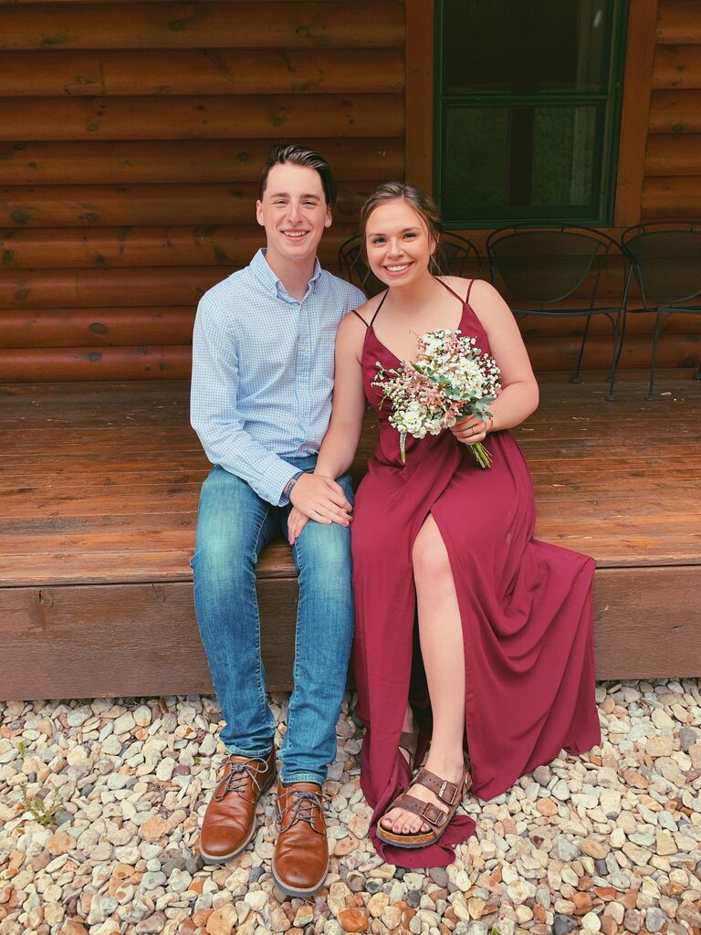Our first of many weddings together!!