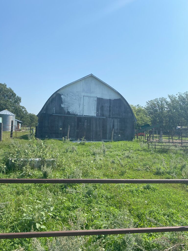 The start to the Barn project for the wedding.