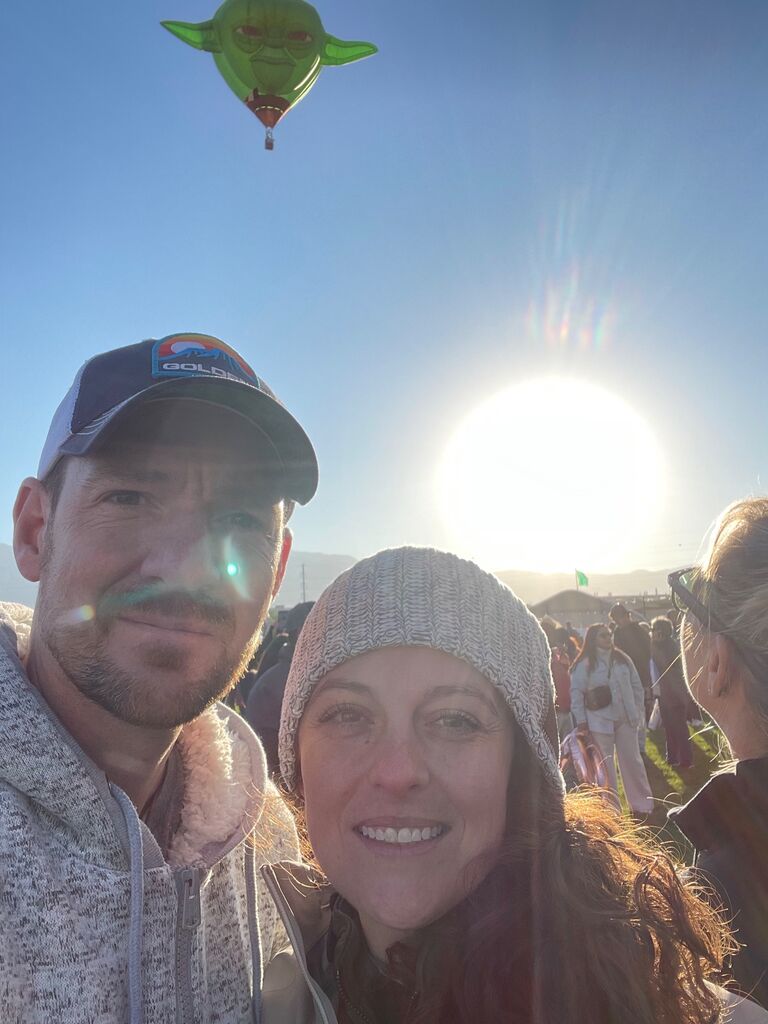 First Balloon Fiesta in Abq, NM.