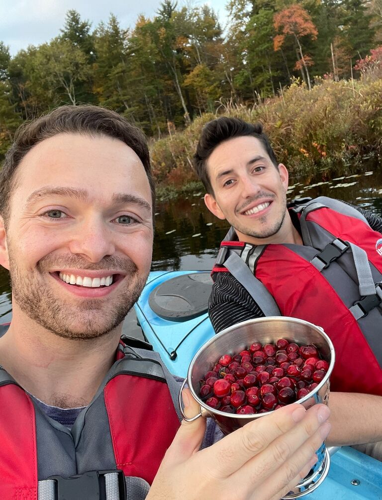 Then one day, while on a trip to Woodloch Resort, Larry asked his best friend, Jordie, to marry him...