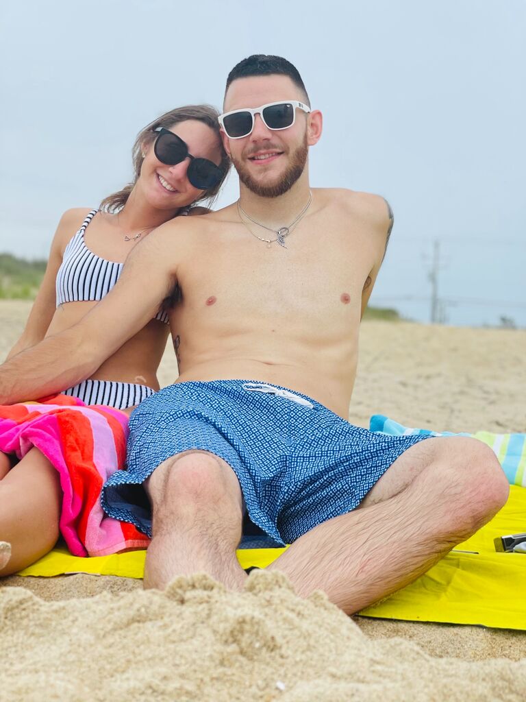 We spent our first vacation with Dalton's family at Virginia Beach. 