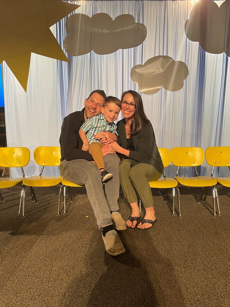 Greyson's first graduation! (Preschool graduation from Little Lambs)