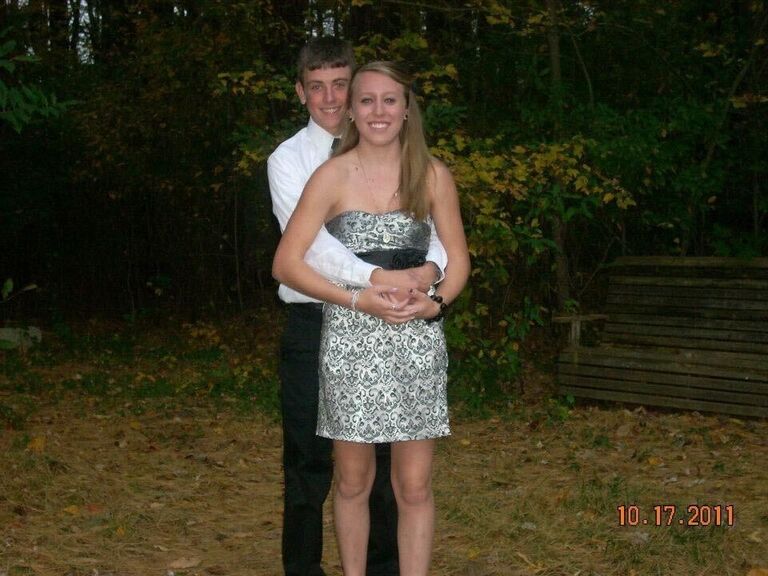 Though we met in middle-school, we started dating the summer after freshman year, and went to Homecoming that fall!