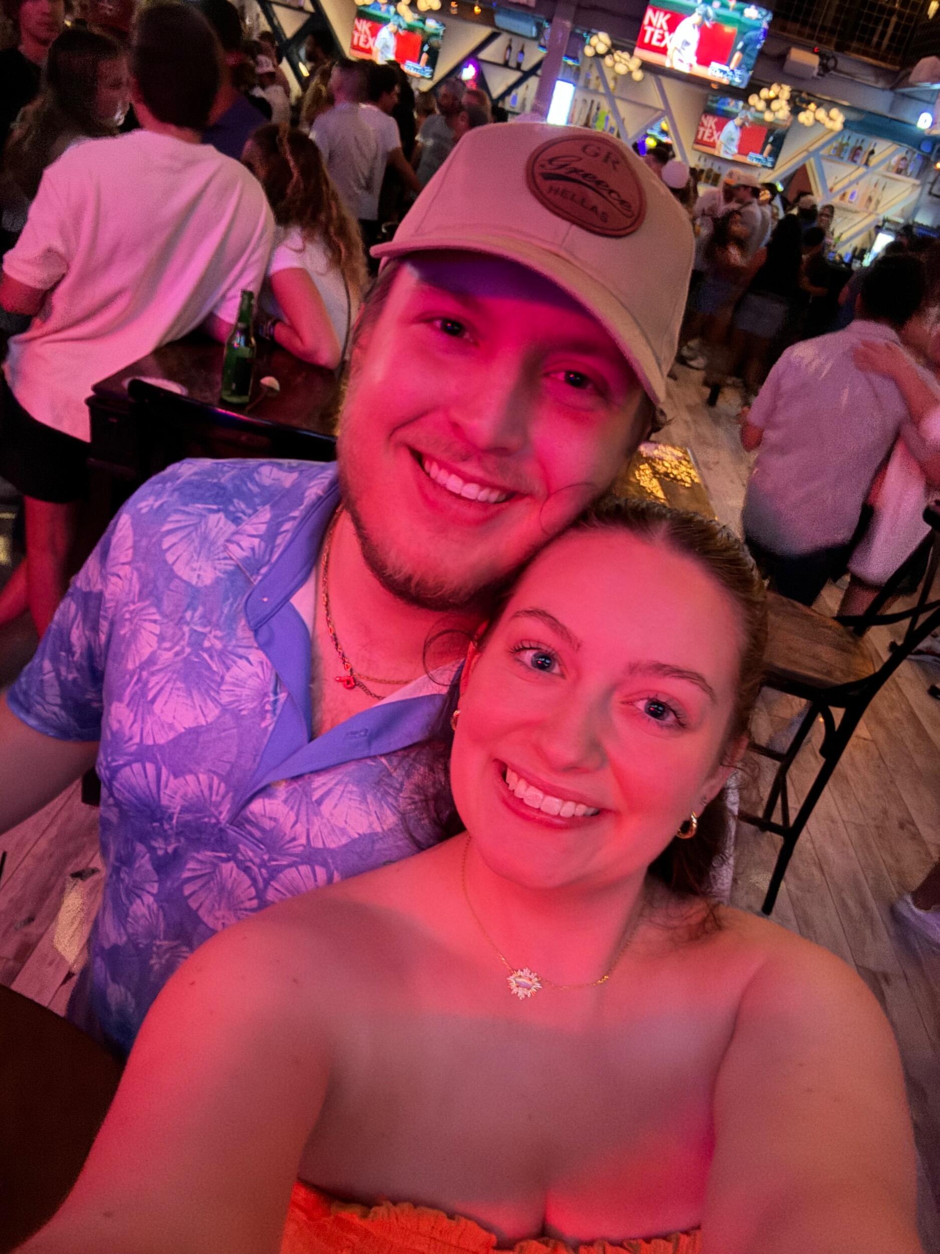 Going out with friends, one of their favorite past times together!