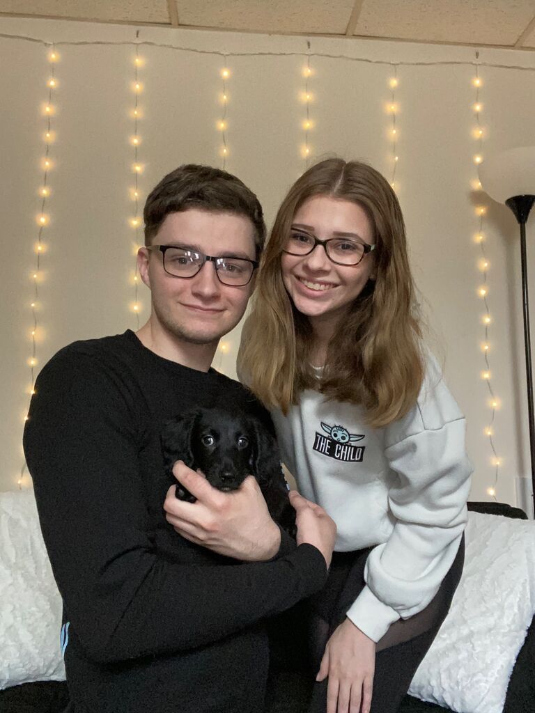 One weekend while coming home from a trip to Ohio, we brought home our best friend, Loki! Katie grew up with dachshunds, & Matt fulfilled her wish of having one of her own. He's the best gift she's ever received. 
