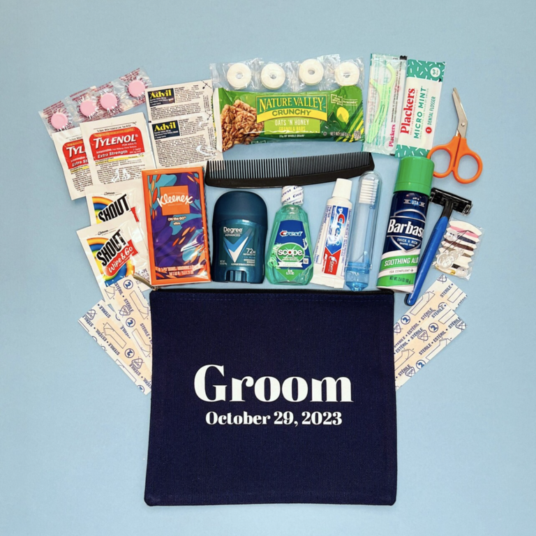 groom emergency kit — Wedding Creativo Blog — CREATIVO