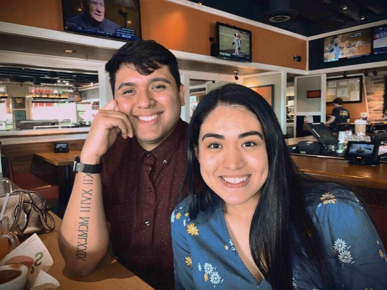 Long distance relationship for over a year and a half.