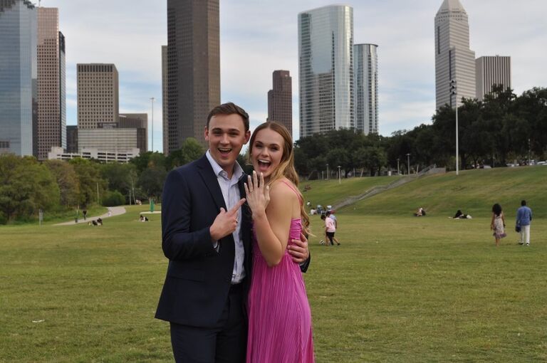 We got ENGAGED!