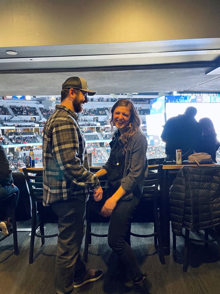 Avalanche Hockey in Denver. 