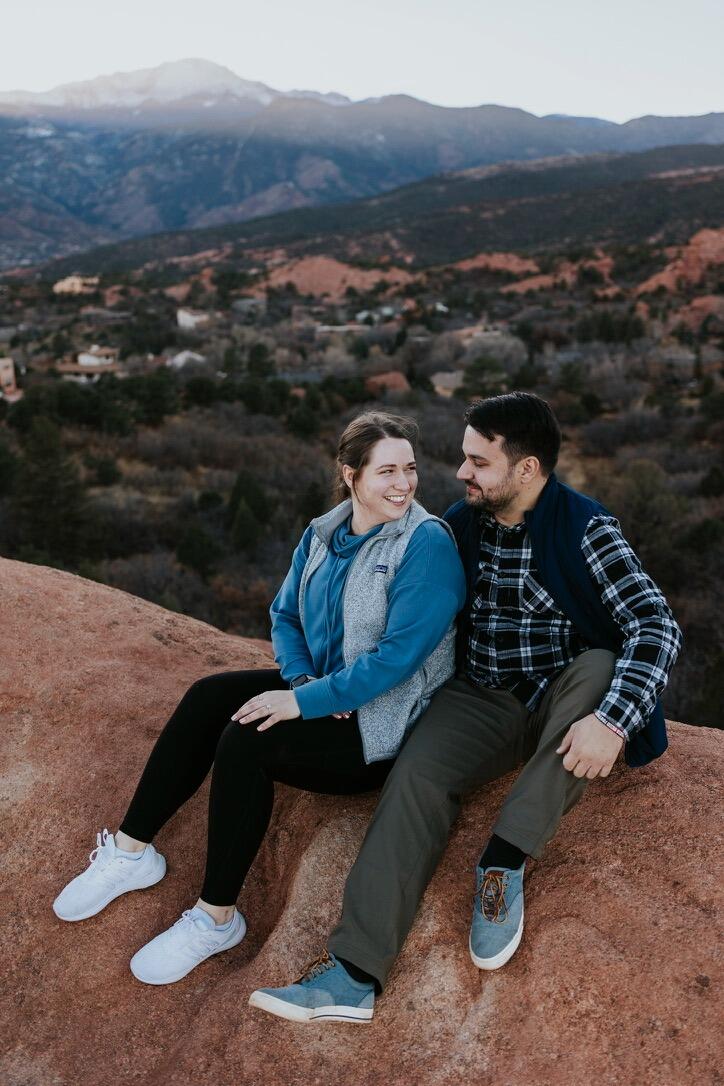 He had the whole thing planned out, including a professional photographer! In the weeks leading up to the proposal, Sammy sent many inquiries out to Colorado based photographers -- but Makenzie Grall took the cake. 