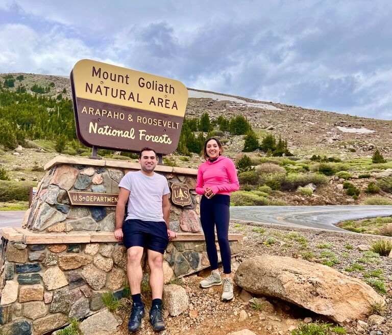 Hiking with family in Colorado