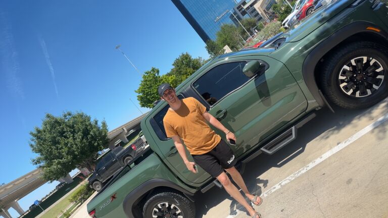 We bought our first car