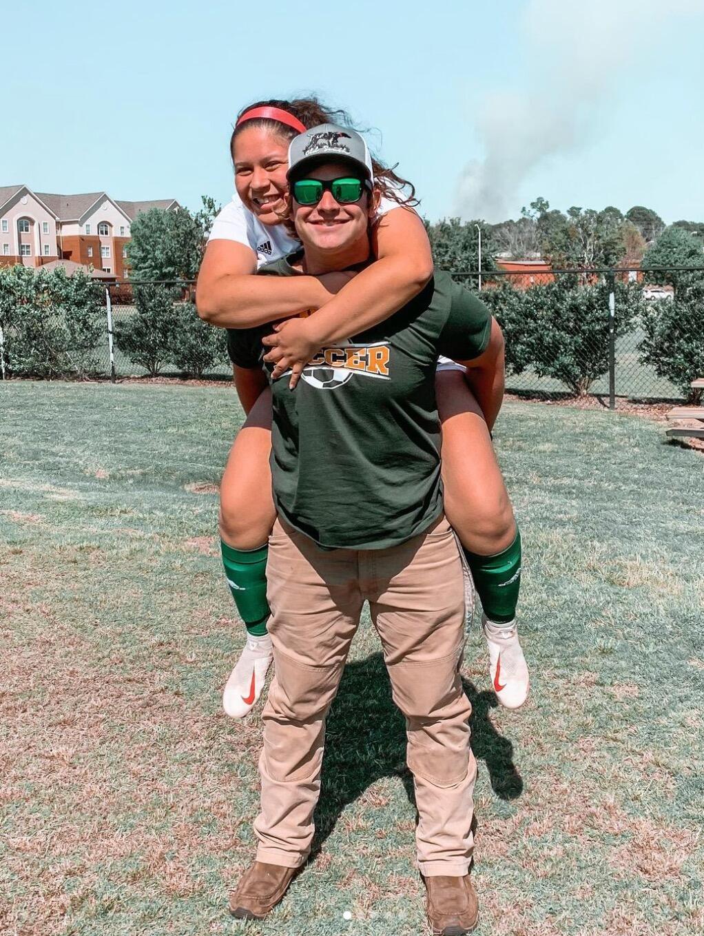 Aaron being Cynthia's #1 fan!! 