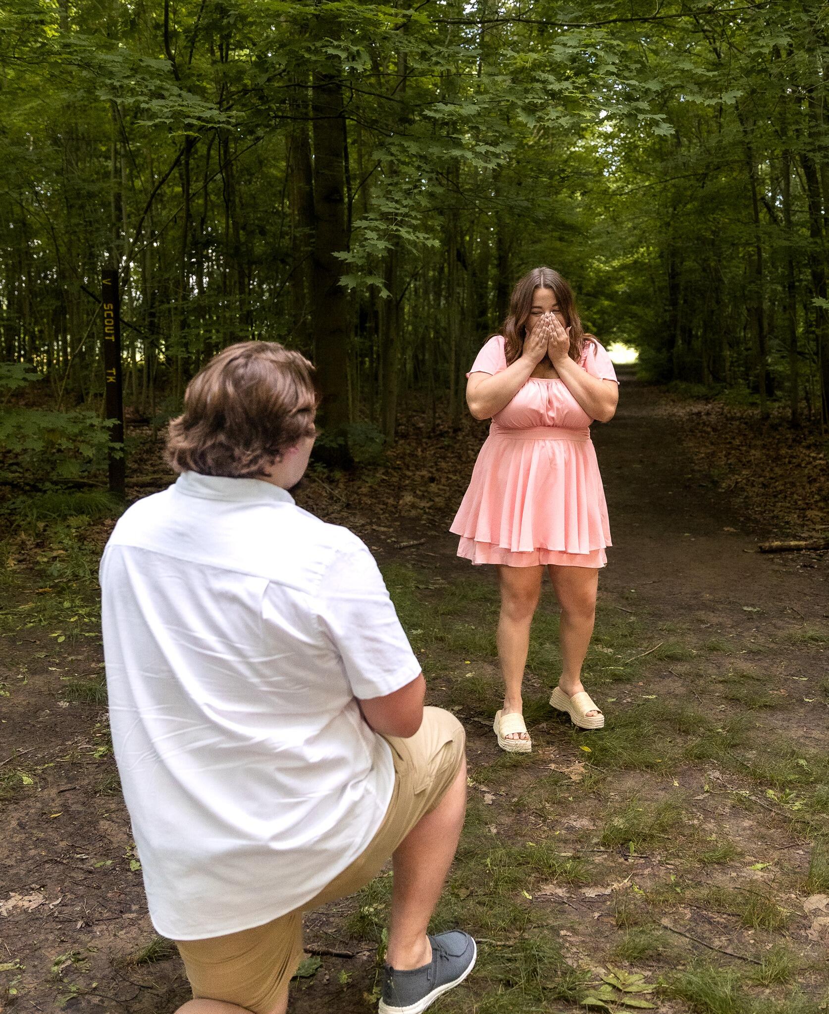 Levi proposed to Torey during a surprise photoshoot he set up. She said yes!!