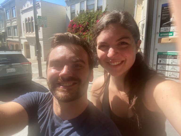 Two year anniversary and our moving in together day in San Francisco