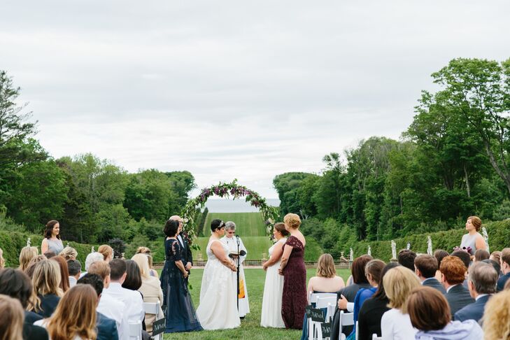 Same Sex Wedding Ceremony At The Crane Estate In Ipswich Massachusetts