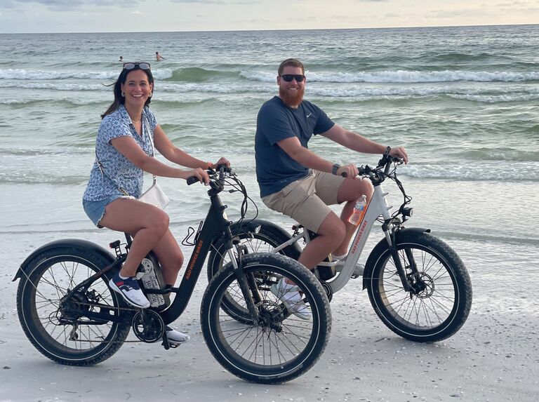 Our first vacation together in Siesta Keys, Florida.