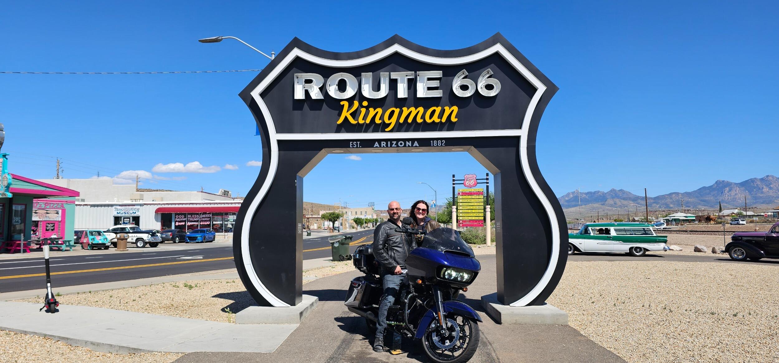 Motorcycle ride to Kingman & Oatman, AZ 