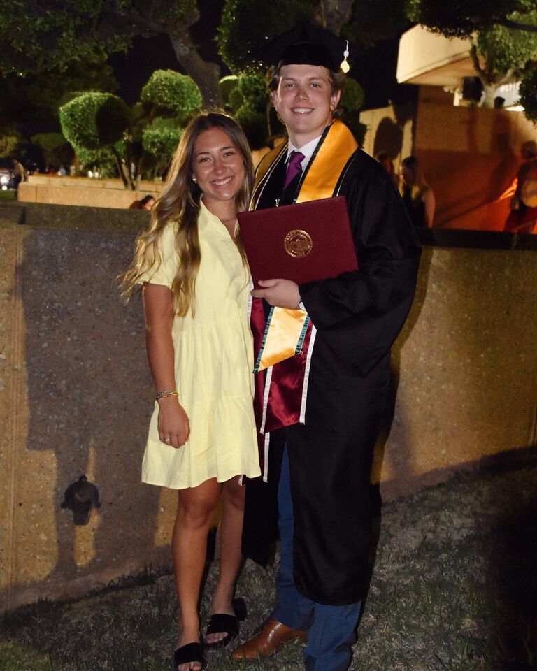 We watched each other graduate college!