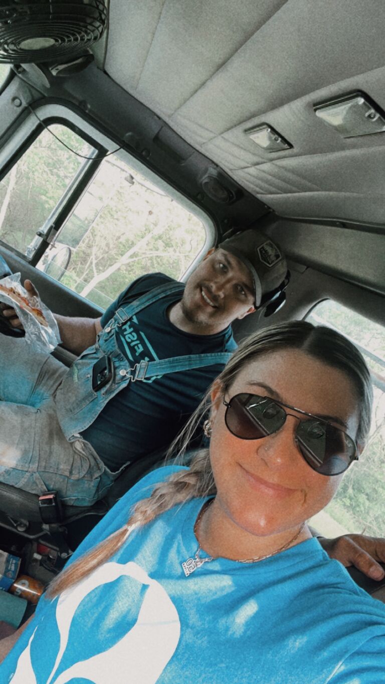 One of many dinner dates at a job site. Casey's pizza for the win!