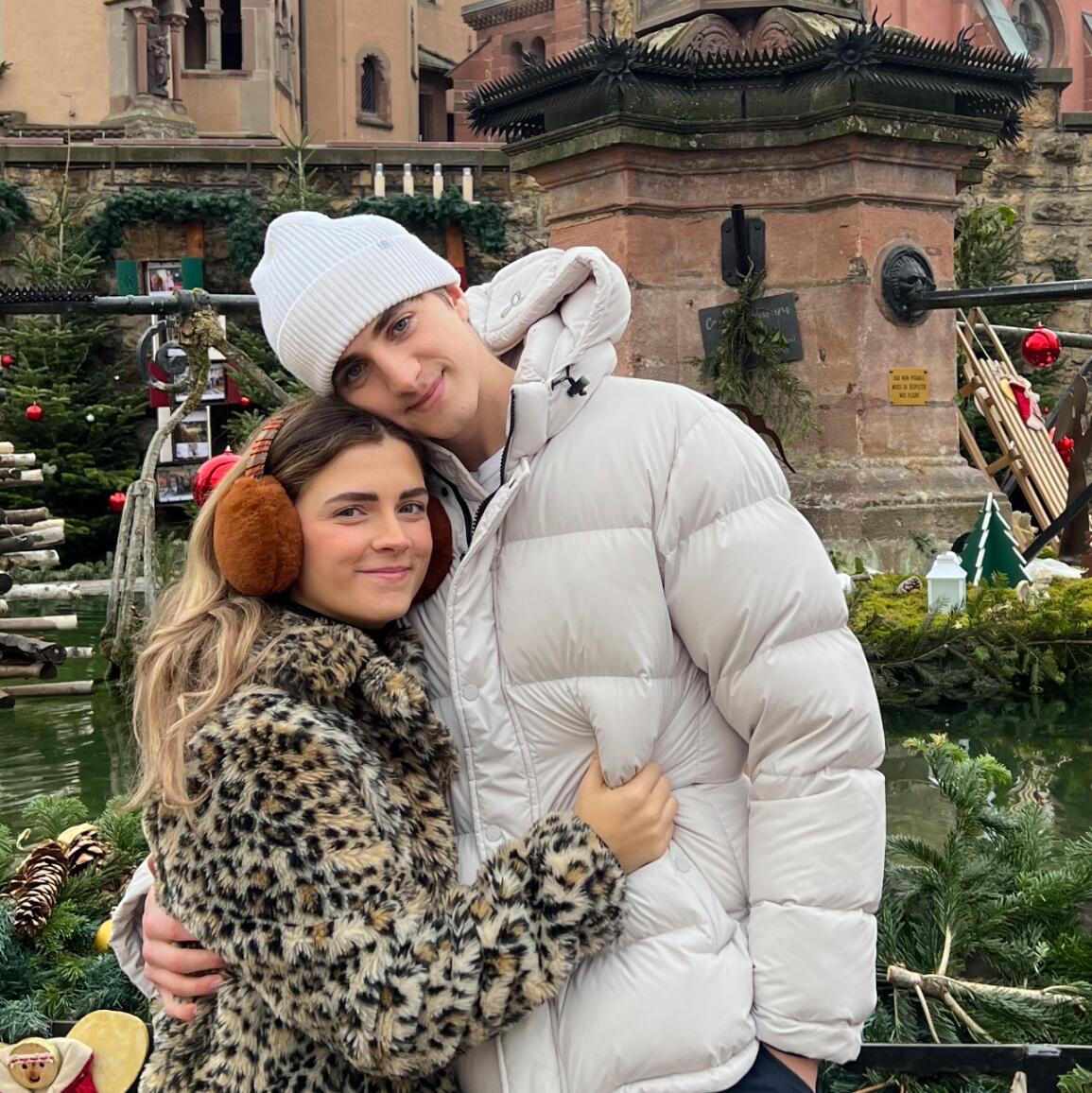 Jacob touring Allie around Switzerland where he grew up. 