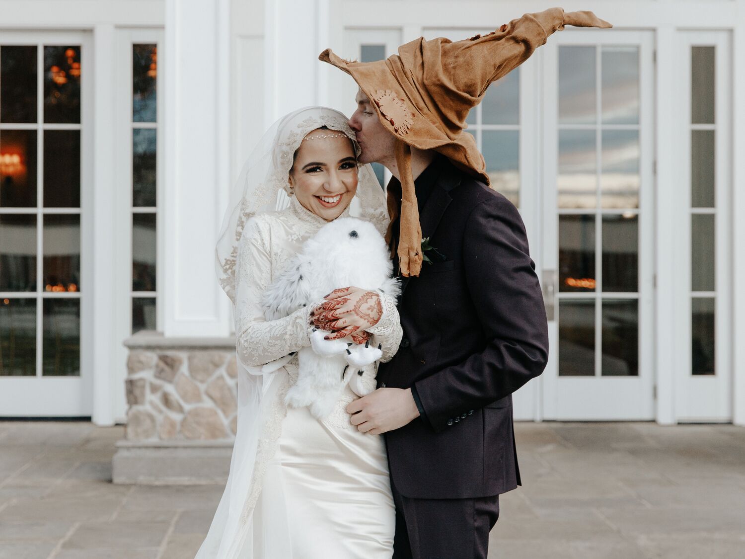 Harry Potter inspired wedding ceremony.