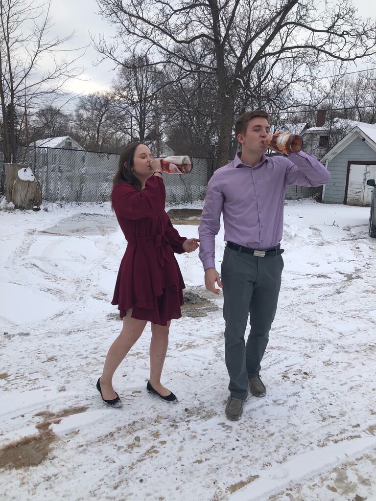 Grace and Josh graduated college!