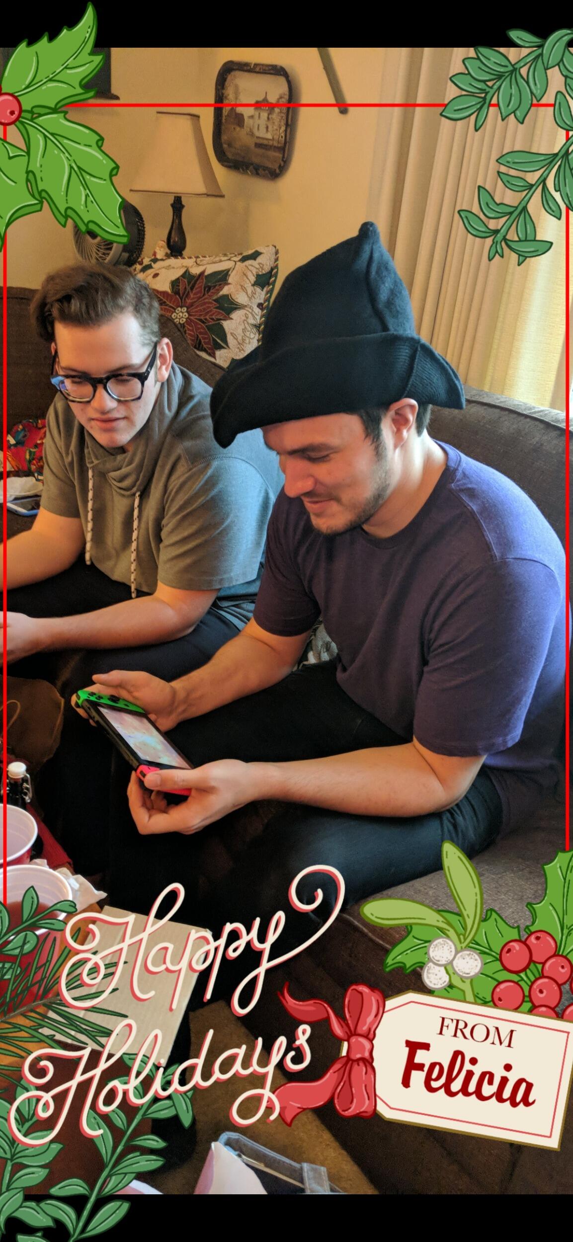 Xmas at Nan and Pops in Oroville.