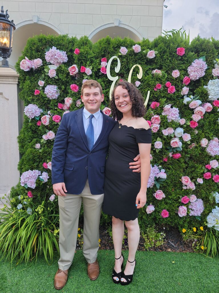 Our first wedding together!