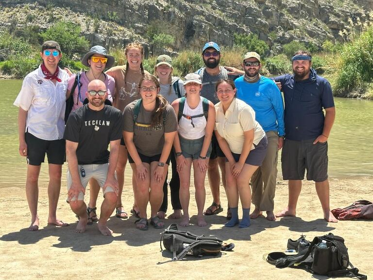 At the Santa Elana Canyon in Big Bend National Park. 