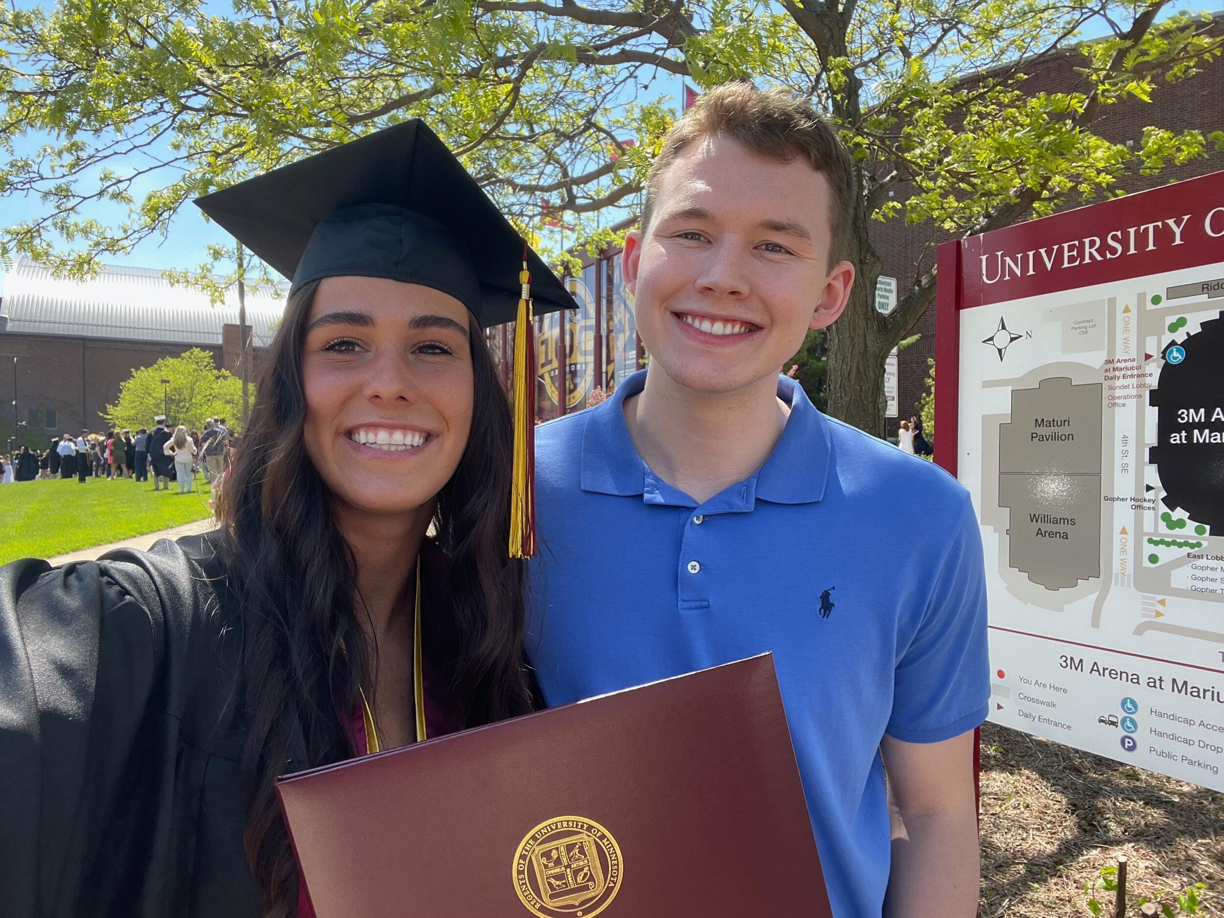 Maddie graduates from The Carlson School of Business at The University of Minnesota with her degree in Marketing.