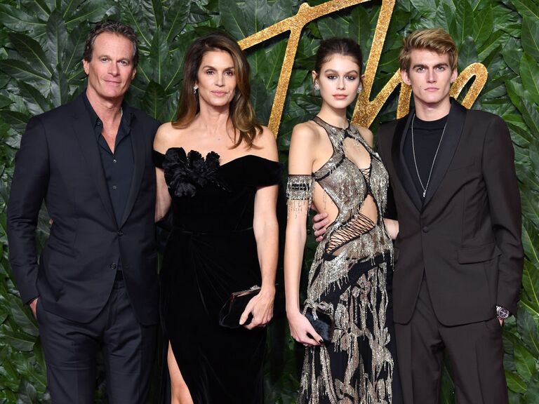 Cindy Crawford and Rande Gerber's family
