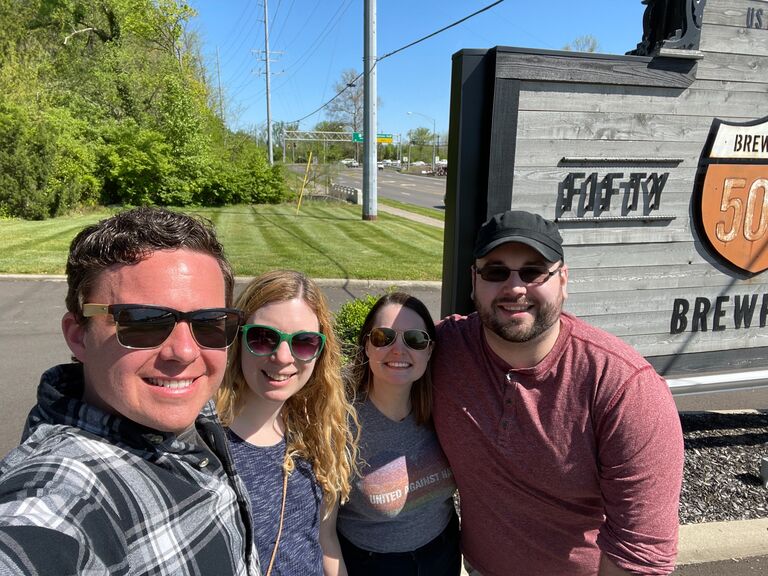 First visit together to Matt and Sara in Cincinnati.